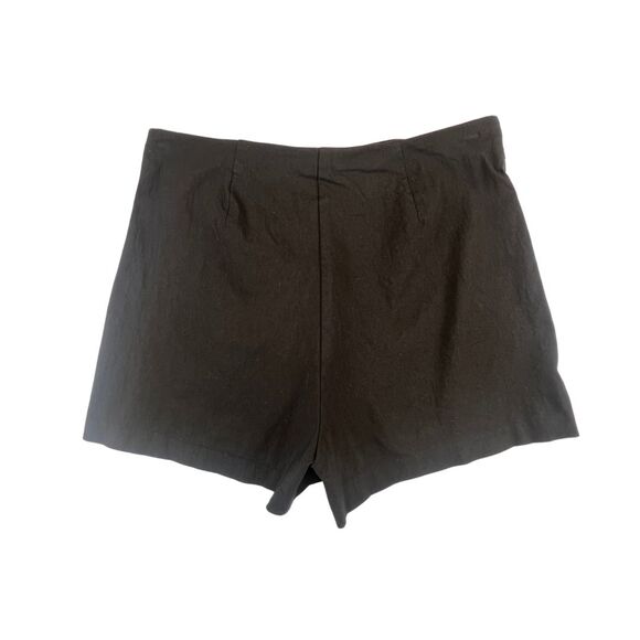 Joe B Wrap Skort XL Black Minimalist Retro Y2K Preppy Dark Academia Mini Skort - Picture 2 of 9